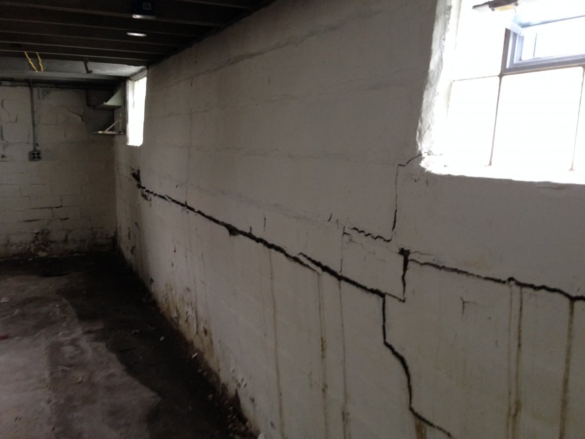 Basement wall foundation repair in Eastpointe, MI