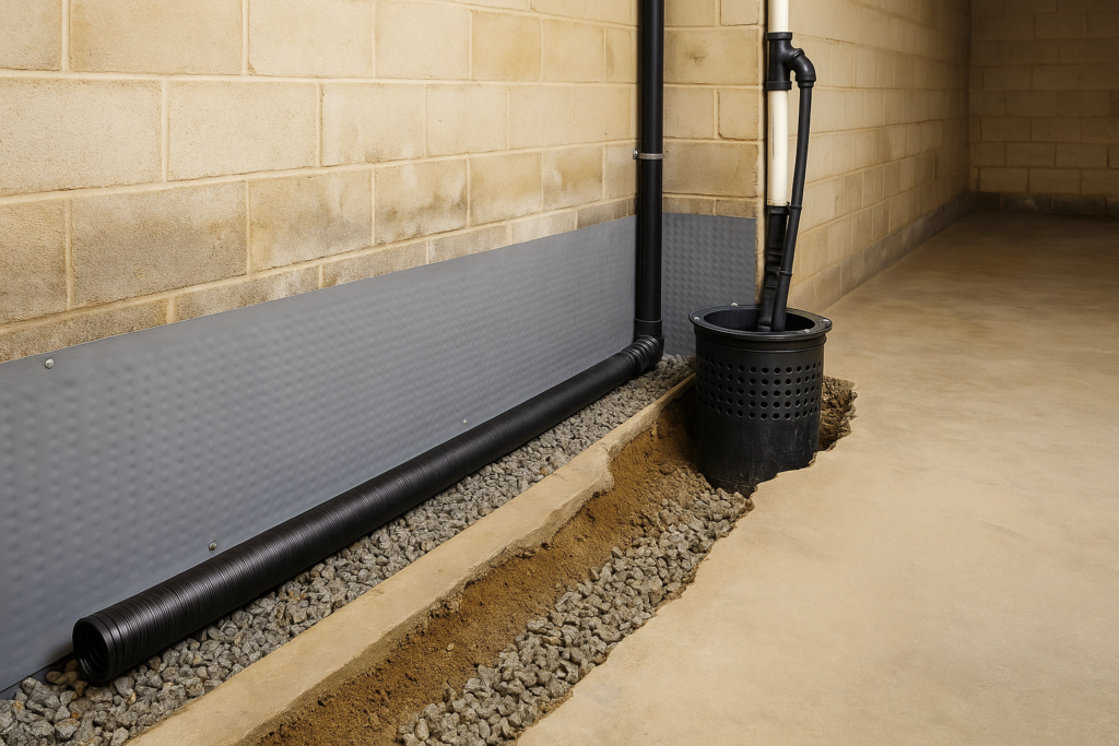 Basement waterproofing in Hazel Park, MI
