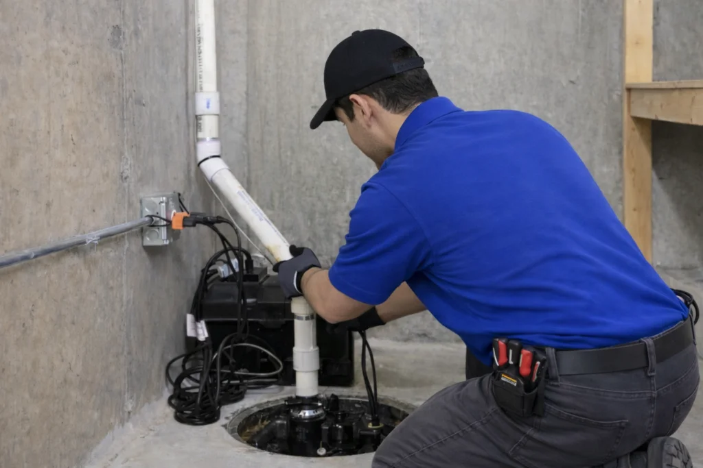 Sump pump replacement in Royal Oak MI