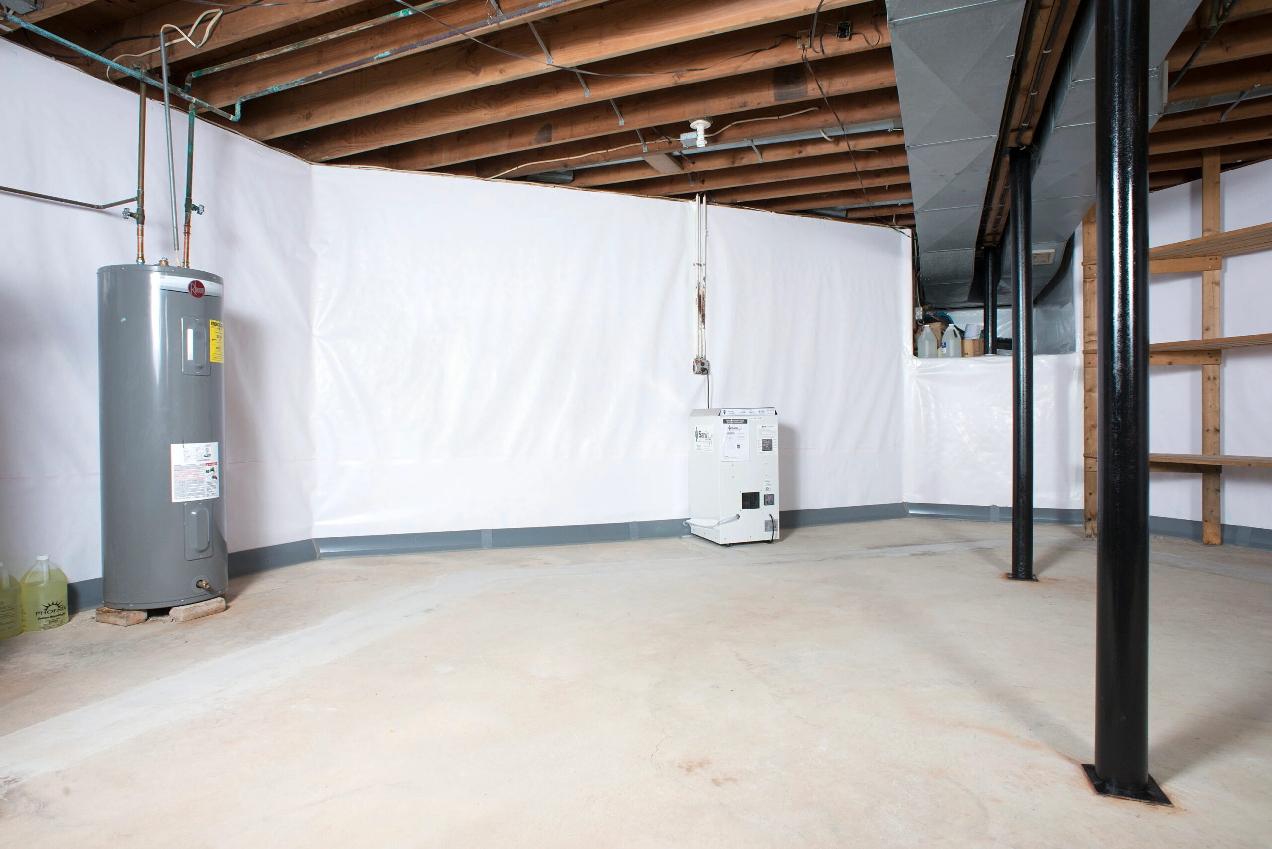 wet basement water seepage repair in warren mi