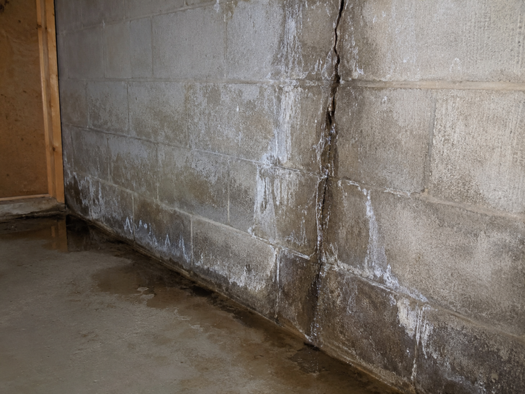 Leaking basement wall repair in Royal Oak MI